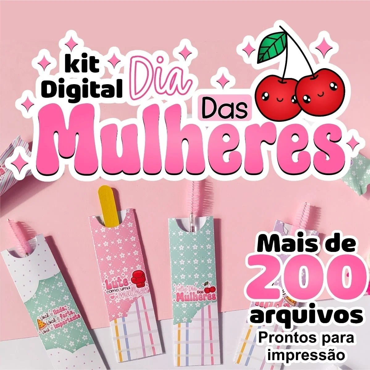 Kit Digital Dia Das Mulheres 2023 + 200 Arquivos P Imprimir
