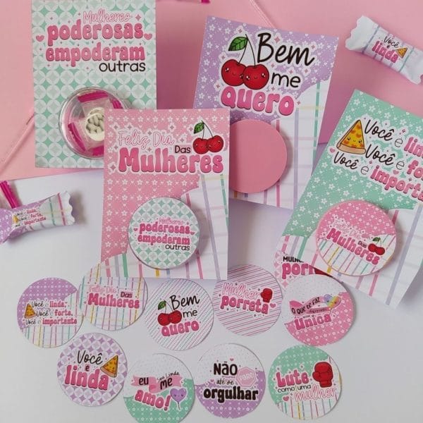Kit Digital Dia Das Mulheres 2023 + 200 Arquivos P Imprimir