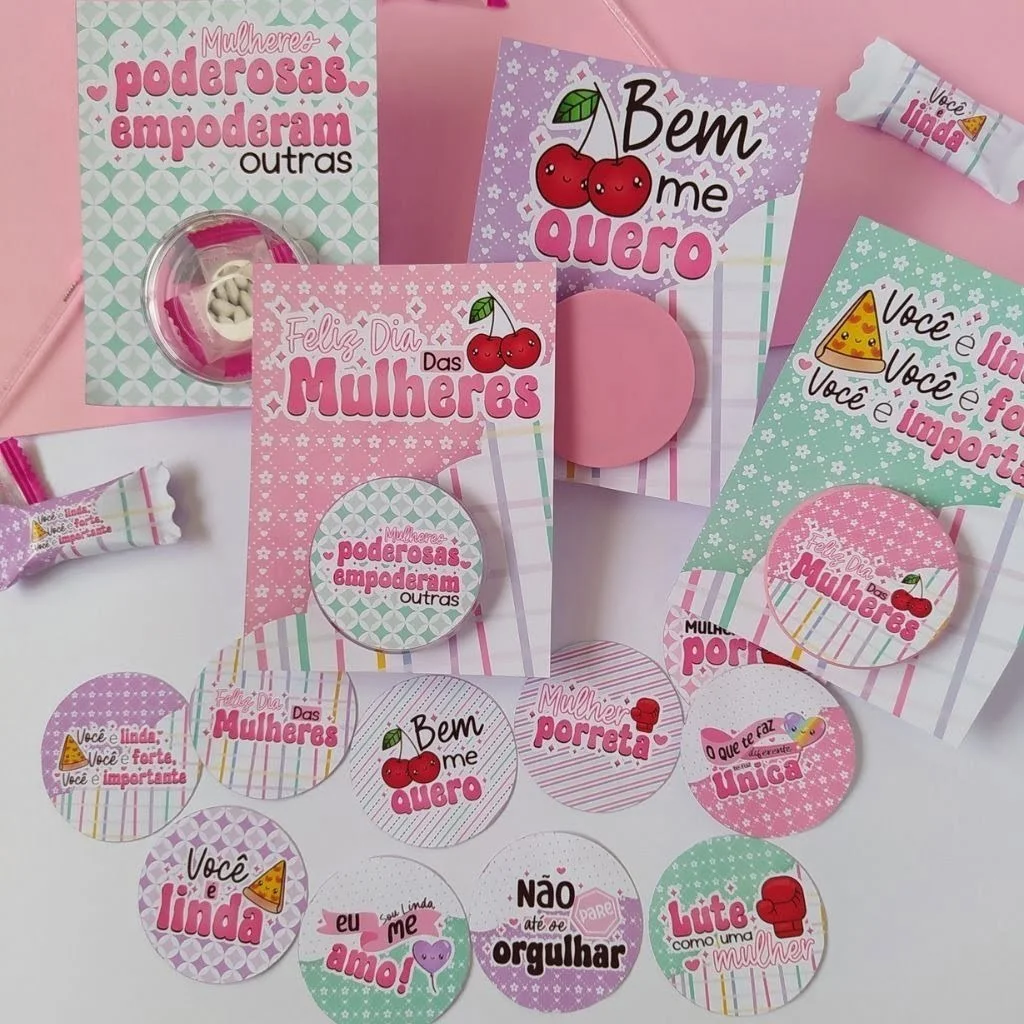 Kit Digital Dia Das Mulheres 2023 + 200 Arquivos P Imprimir