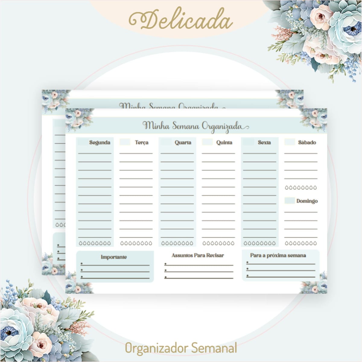 Kit Digital Dia dos Professores floral para personalizar 4 Kit Digital Dia dos Professores floral para personalizar - Imagem 4