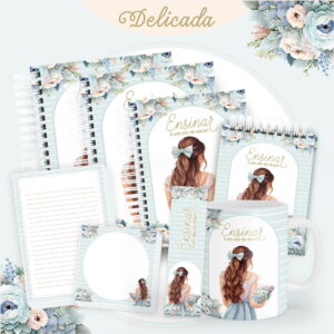 Kit Digital Dia dos Professores floral para personalizar 24 kit digital dia dos professores floral para personalizar