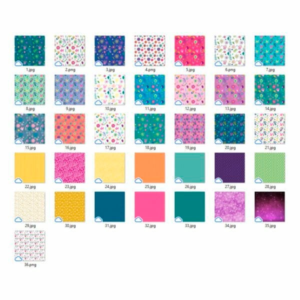 Kit Digital Encanto Floral Png Transparente Sem Fundo