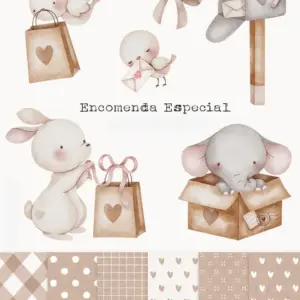 Kit Digital Encomendas Criativas Para Scrapbooking
