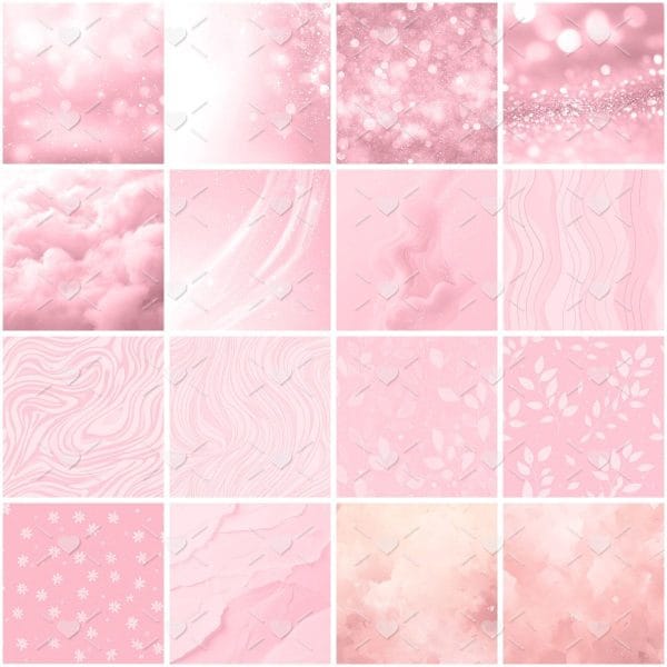 Kit Digital Feminino 2025 Frases, Ilustrações e Papéis Rosa