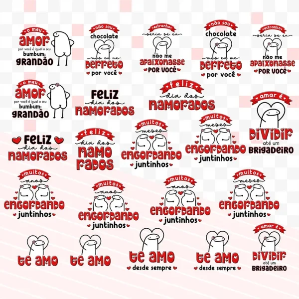 Kit Digital Flork Dias Dos Namorados Imprimir Personalizados 5