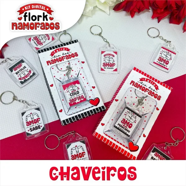 Kit Digital Flork Dias Dos Namorados Imprimir Personalizados 8
