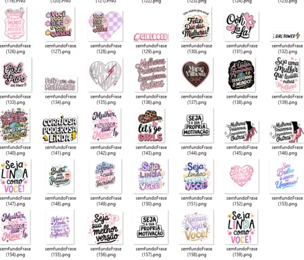 Kit Digital Frases Fortes Para Presente Dia Das Mulheres 3