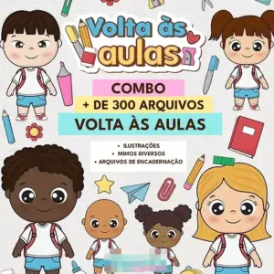 Kit Digital Material Escolar Png Para Personalizados 14