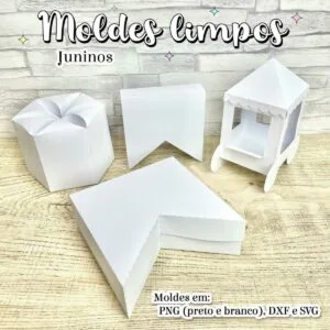 Kit Digital Moldes Limpos Festa Junina - Arquivo Digital 10 Kit Digital Moldes Limpos Festa Junina - Arquivo Digital