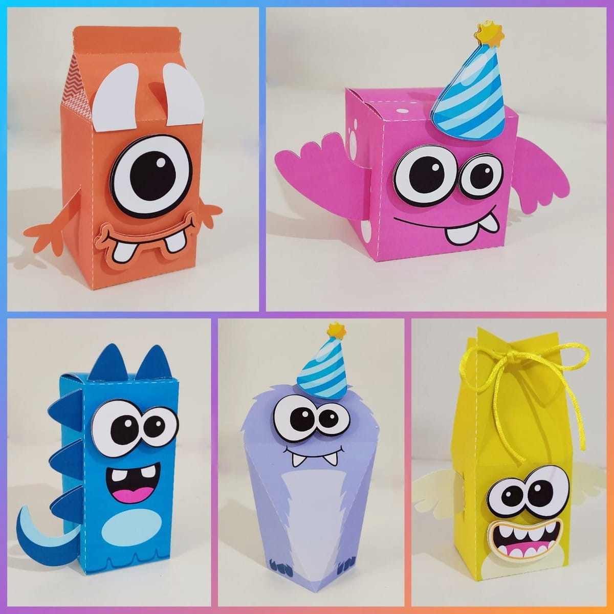Kit Digital Monstros Monstrinhos para Festa Infantil 1 Arquivo Monstros Monstrinhos Studio E Pdf
