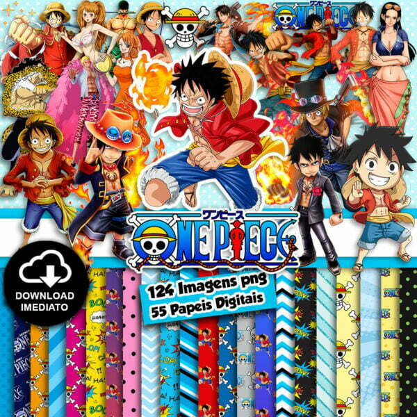 Kit Digital One Piece Imagens Png Personagens Desenho