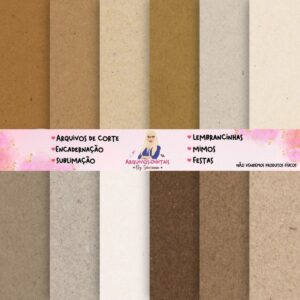 kit digital papeis natural kraft kit digital papeis flamingo