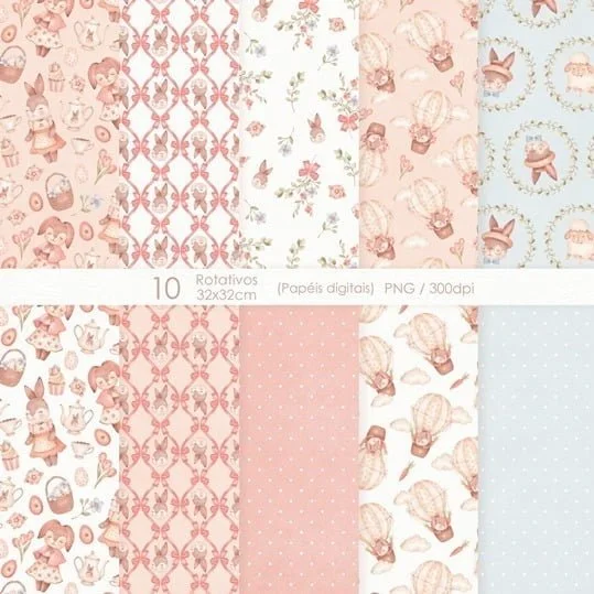 Kit Digital Páscoa Em Aquarela Ilustrações Png Para Imprimir 5 Kit Digital Páscoa Em Aquarela Ilustrações Png Para Imprimir