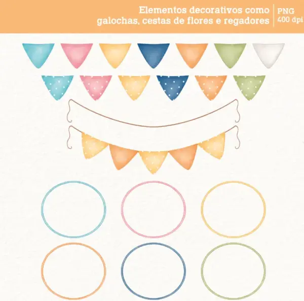Kit Digital Png Patinhos Aquarela Projetos Personalizados 2