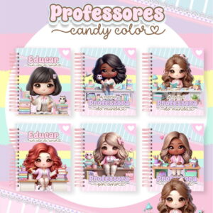 Kit Digital Professoras Candy 2025 para Dia dos Professores 10 kit digital professoras candy 2025 arquivo digital