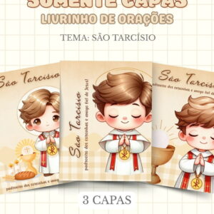 kit digital sao tarcisio em png para capas personalizadas