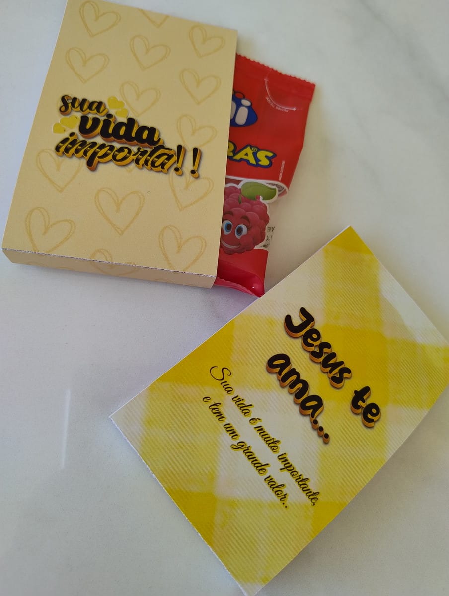 Kit Digital Setembro Amarelo Cristão para Lembrancinhas 5 Kit Digital Setembro Amarelo Cristão para Lembrancinhas - Imagem 5