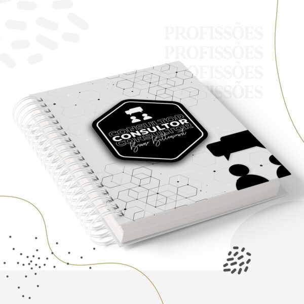 Kit Encadernação Consultor Masculino - Arquivo Digital