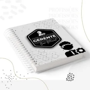 Kit Encadernação Gerente Masculino -Arquivo Digital