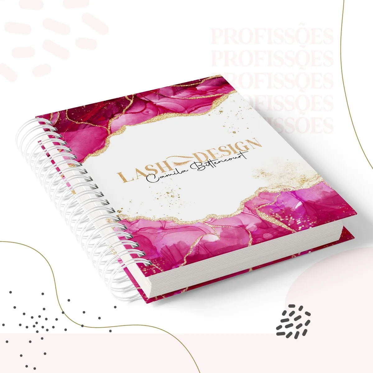 Kit Encadernação Lash Design Feminino - Arquivo Digital