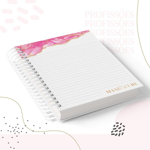 Kit Encadernação Manicure Feminino - Arquivo Digital
