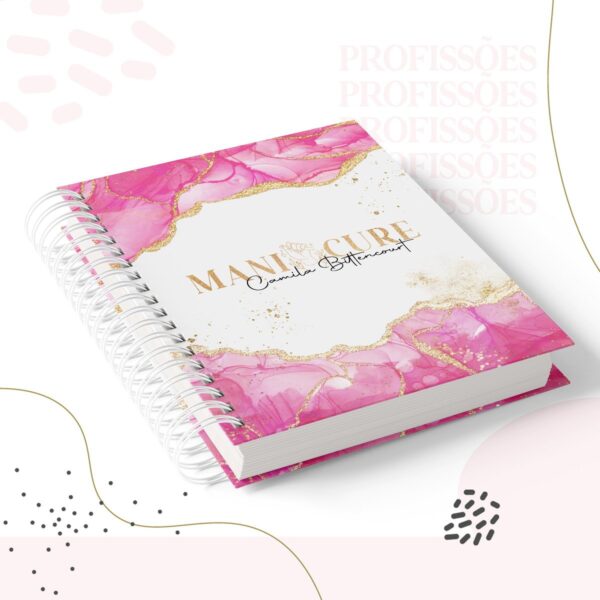 Kit Encadernação Manicure Feminino - Arquivo Digital