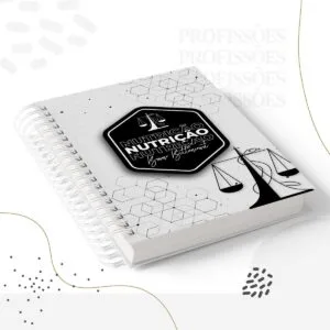 Kit Encadernação Nutrição Masculino -Arquivo Digital