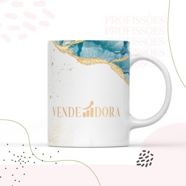 Kit Encadernação Vendedora Feminino - Arquivo Digital