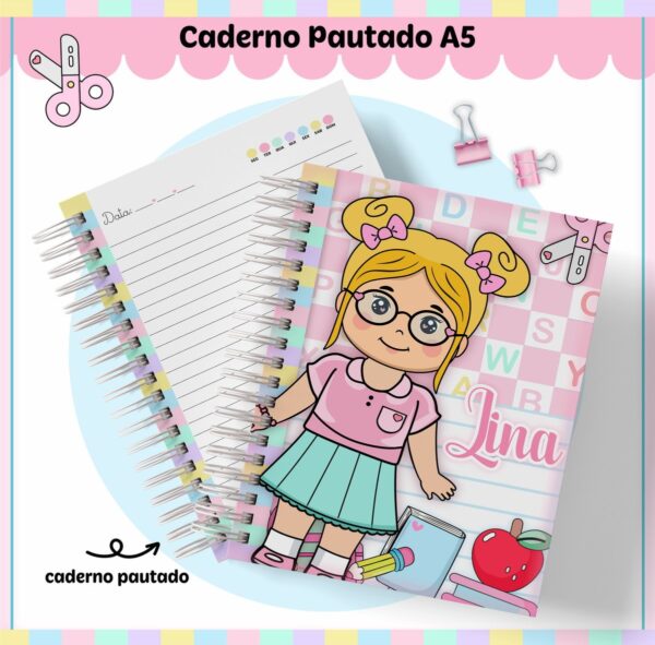 Kit Escolar Aluninhas - Arquivo Digital