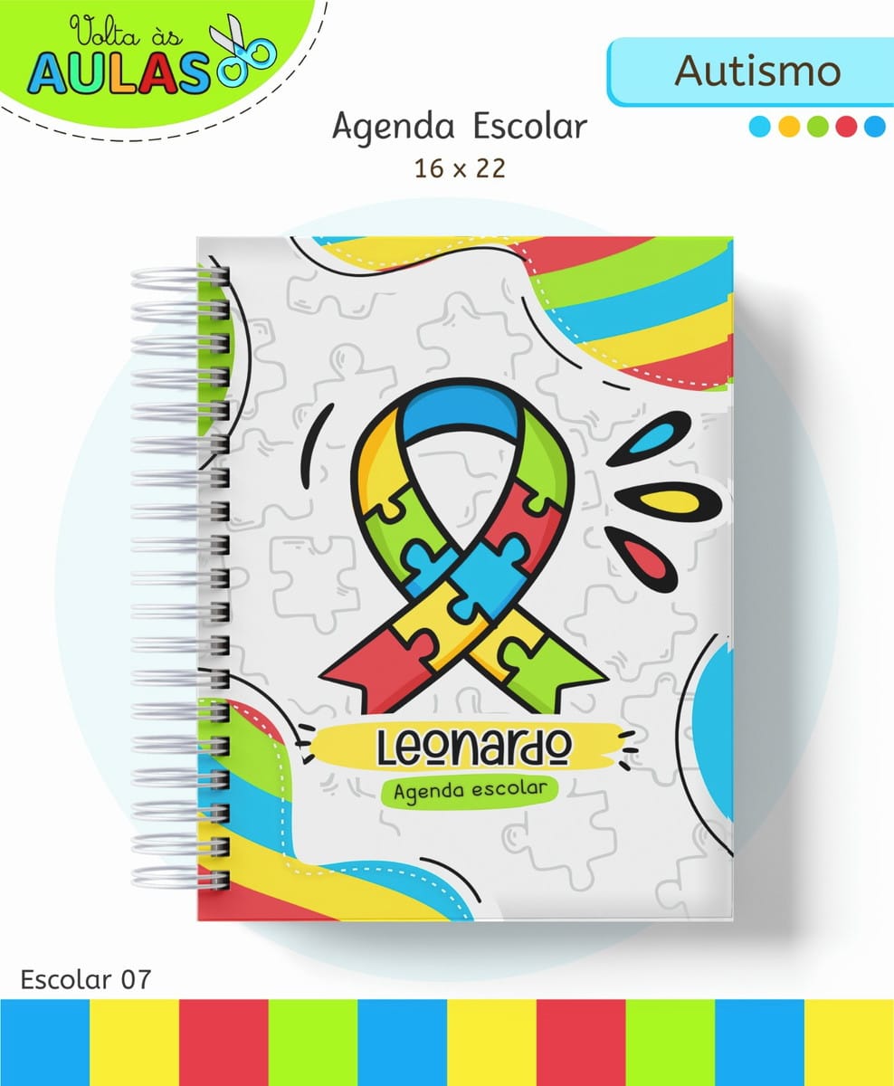 Kit Escolar Autismo Digital com Artes para Imprimir 1 Kit Escolar Autismo Digital com Artes para Imprimir