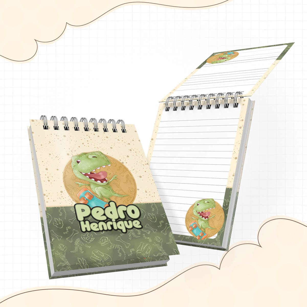 Kit Escolar Dinossauro Digital para Personalizar 3 Kit Escolar Dinossauro Digital para Personalizar - Imagem 3