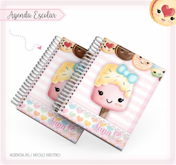 KIT ESCOLAR DOCINHOS CUTE - ARQUIVO DIGITAL