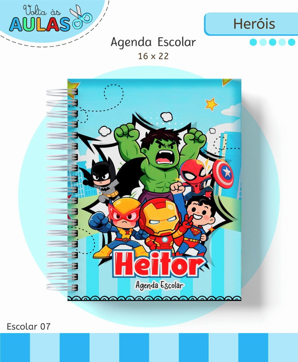 Kit Escolar Tema Super Heróis Arquivo Digital Completo 2 Kit Escolar Tema Super Heróis Arquivo Digital Completo - Imagem 2