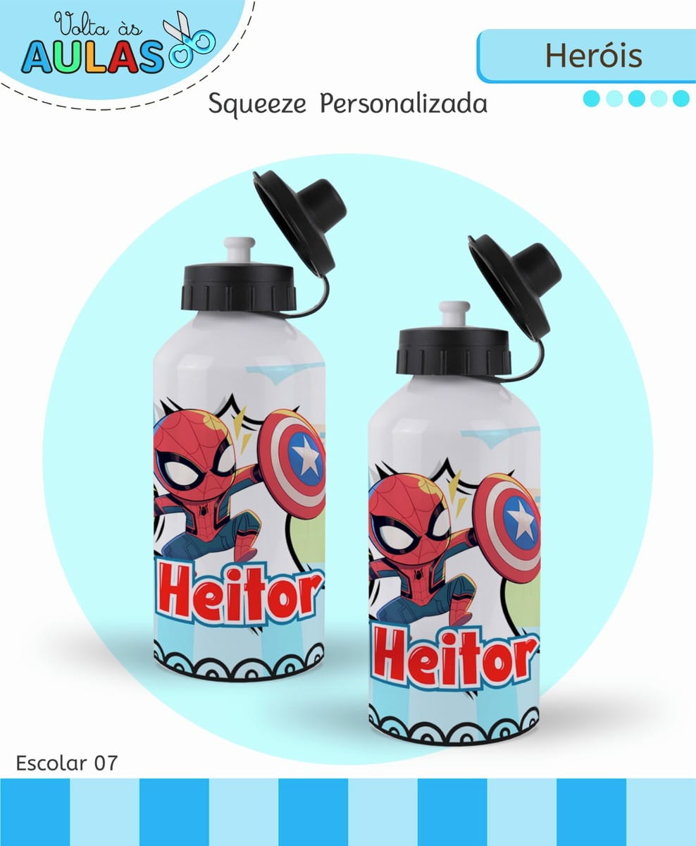 Kit Escolar Tema Super Heróis Arquivo Digital Completo 4 Kit Escolar Tema Super Heróis Arquivo Digital Completo - Imagem 4