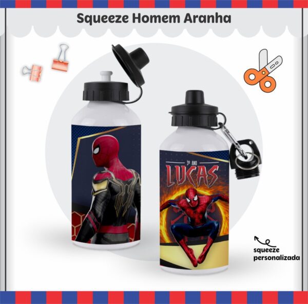 Kit Escolar Homem Aranha - Arquivo Digital