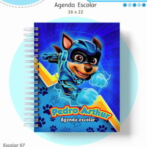 kit escolar homem patrulha canina menino arquivo digital