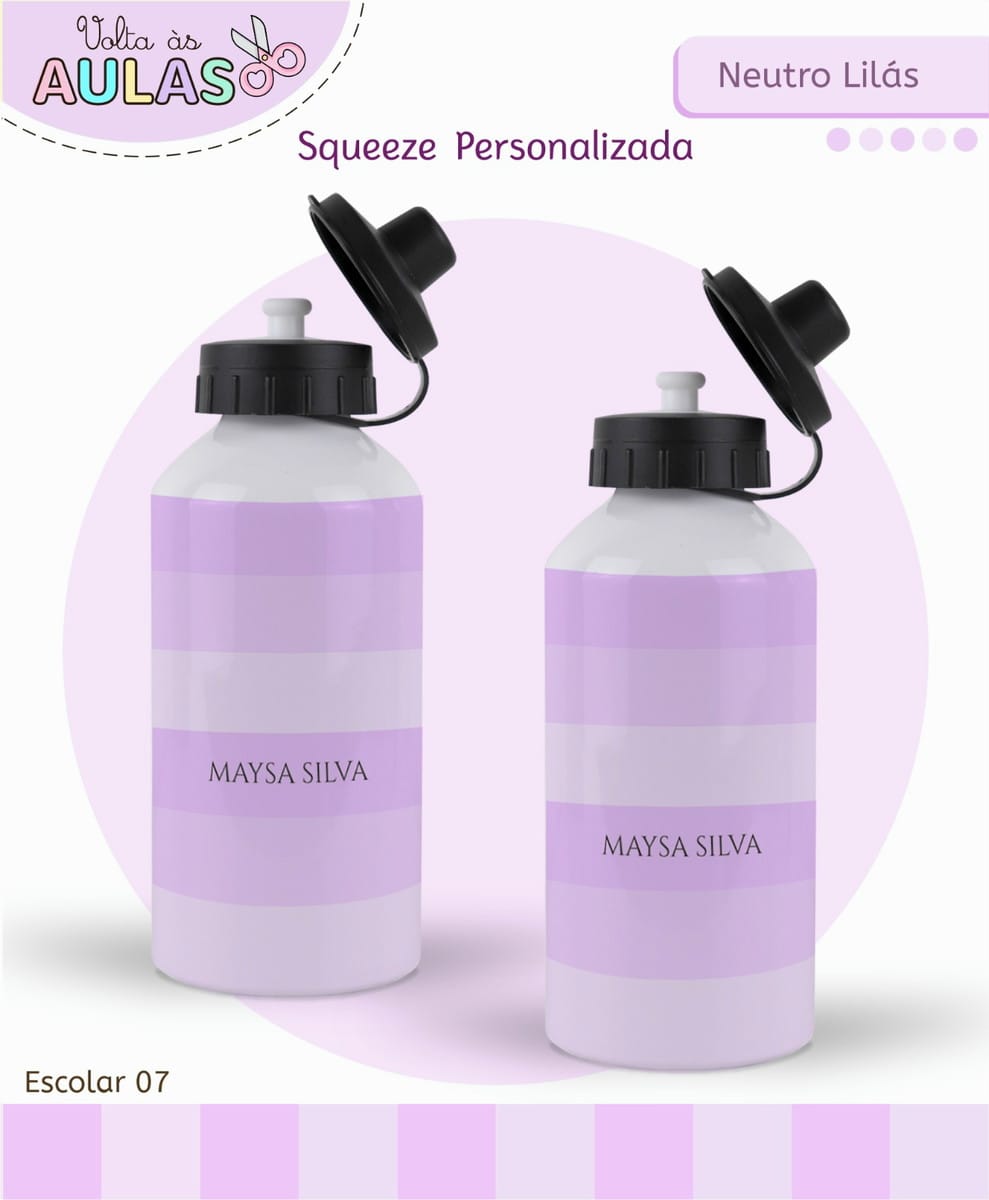Kit Escolar Lilás Digital com Artes para Papelaria 5 Kit Escolar Lilás Digital com Artes para Papelaria - Imagem 5