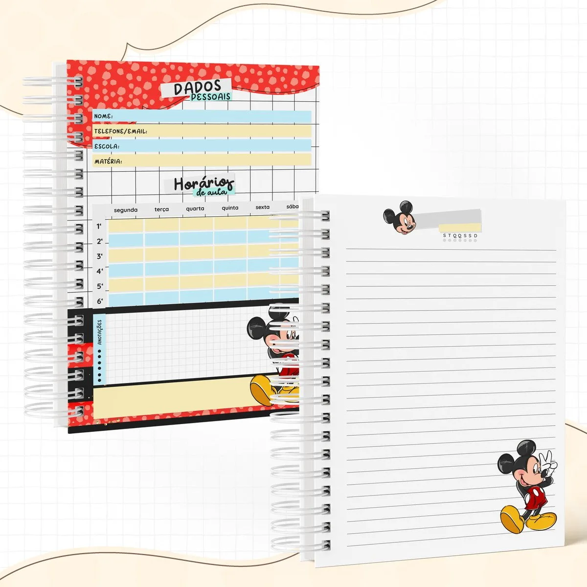 KIT ESCOLAR MICKEY - ARQUIVO DIGITAL 3 KIT ESCOLAR MICKEY - ARQUIVO DIGITAL