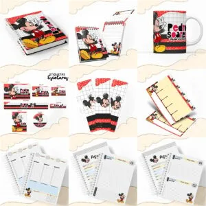KIT ESCOLAR MICKEY - ARQUIVO DIGITAL 21 KIT ESCOLAR MICKEY - ARQUIVO DIGITAL