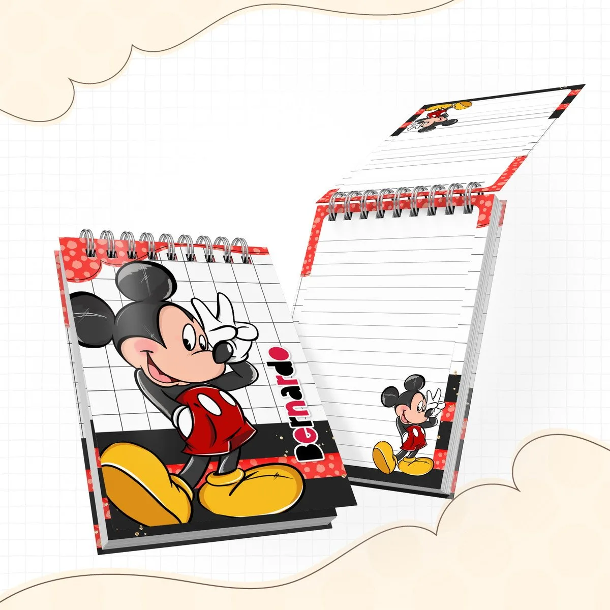 KIT ESCOLAR MICKEY - ARQUIVO DIGITAL 4 KIT ESCOLAR MICKEY - ARQUIVO DIGITAL