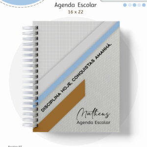kit escolar pastel masculino arquivo digital