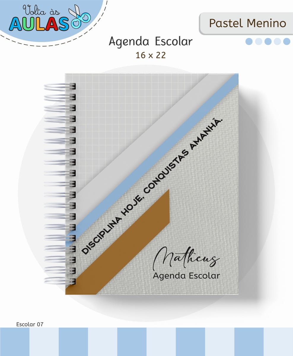 Kit Escolar Masculino Digital para Personalizar Cadernos 1 Kit Escolar Masculino Digital para Personalizar Cadernos