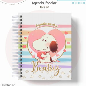 kit escolar snoopy arquivo digital