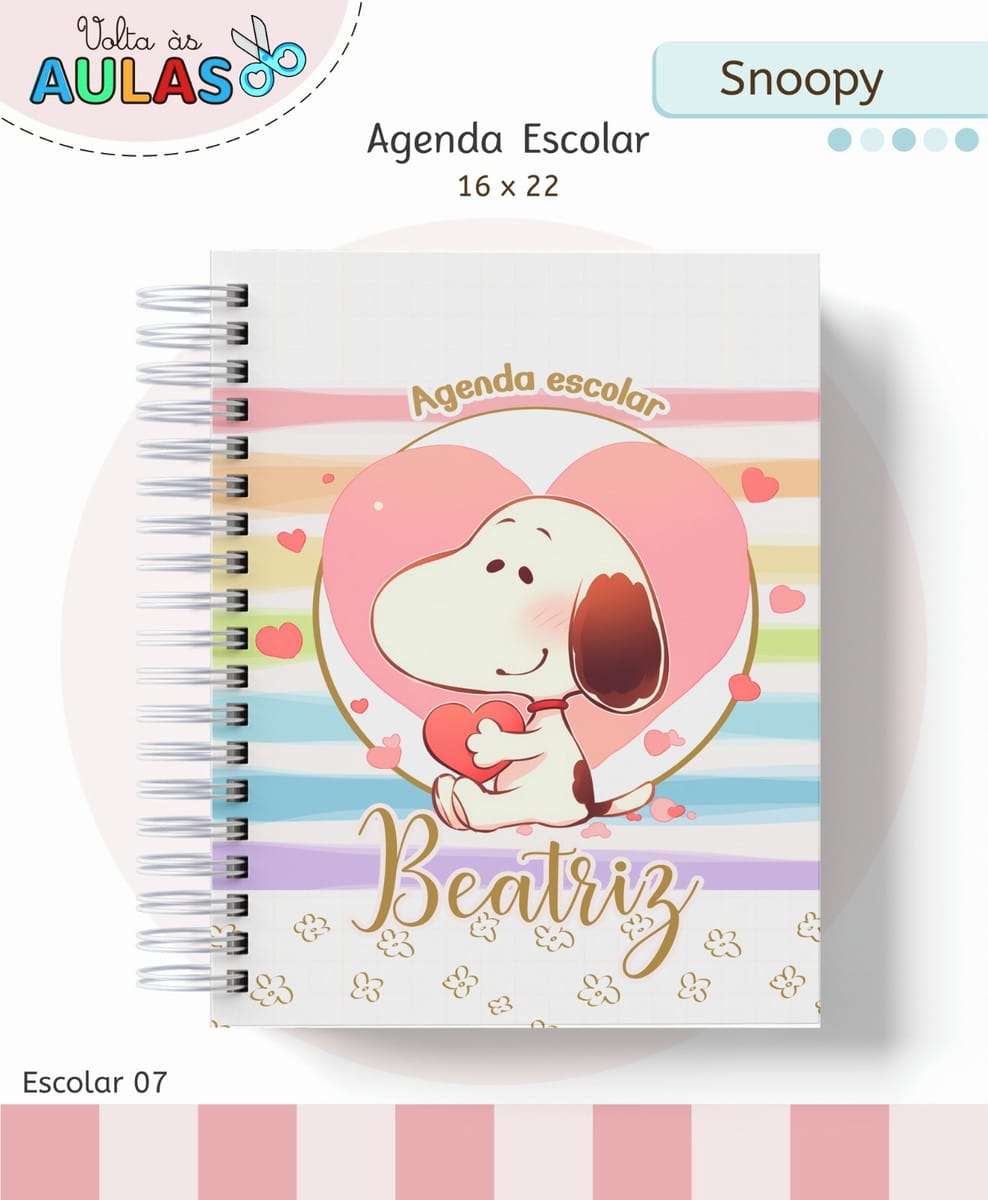 Kit Escolar Snoopy Arquivo Digital para Papelaria 1 Kit Escolar Snoopy Arquivo Digital para Papelaria