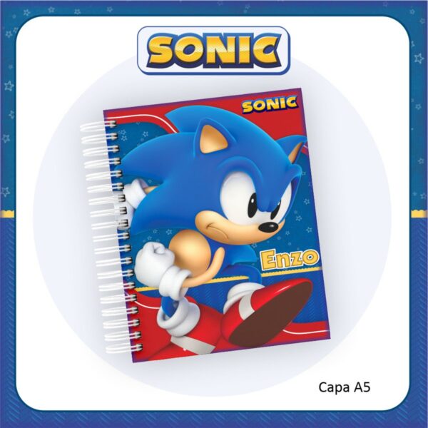 Kit Escolar Sonic - Arquivo Digital