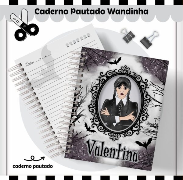 Kit Escolar Wandinha - Arquivo Digital