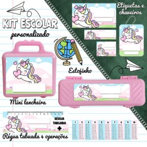 Kit Etiquetas Escolares - Arquivo Digital