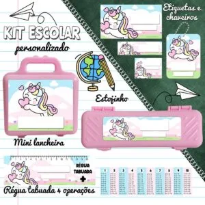 Kit Etiquetas Escolares - Arquivo Digital