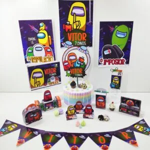 Kit Festa Amoung US - Arquivo Digital 10 Kit Festa Amoung US - Arquivo Digital