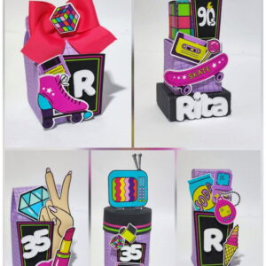 kit festa anos 90 arquivo studio e pdf para imprimir